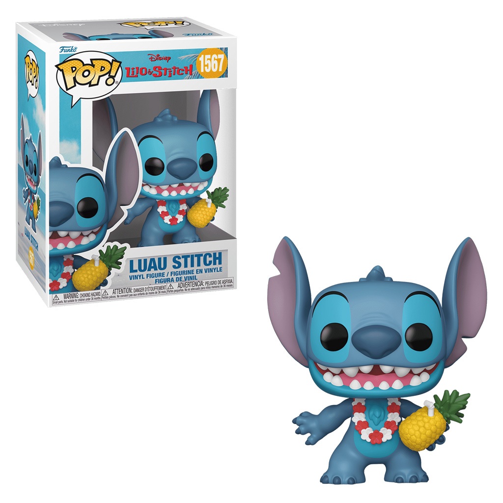 FUNKO POP DISNEY LILO STITCH STITCH LUAU 1567 NOVO ORIGINAL em Oferta na Shopee