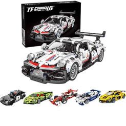 Carro de Corrida Bloco de Montar Esportivo F1 Racing Car - Castela