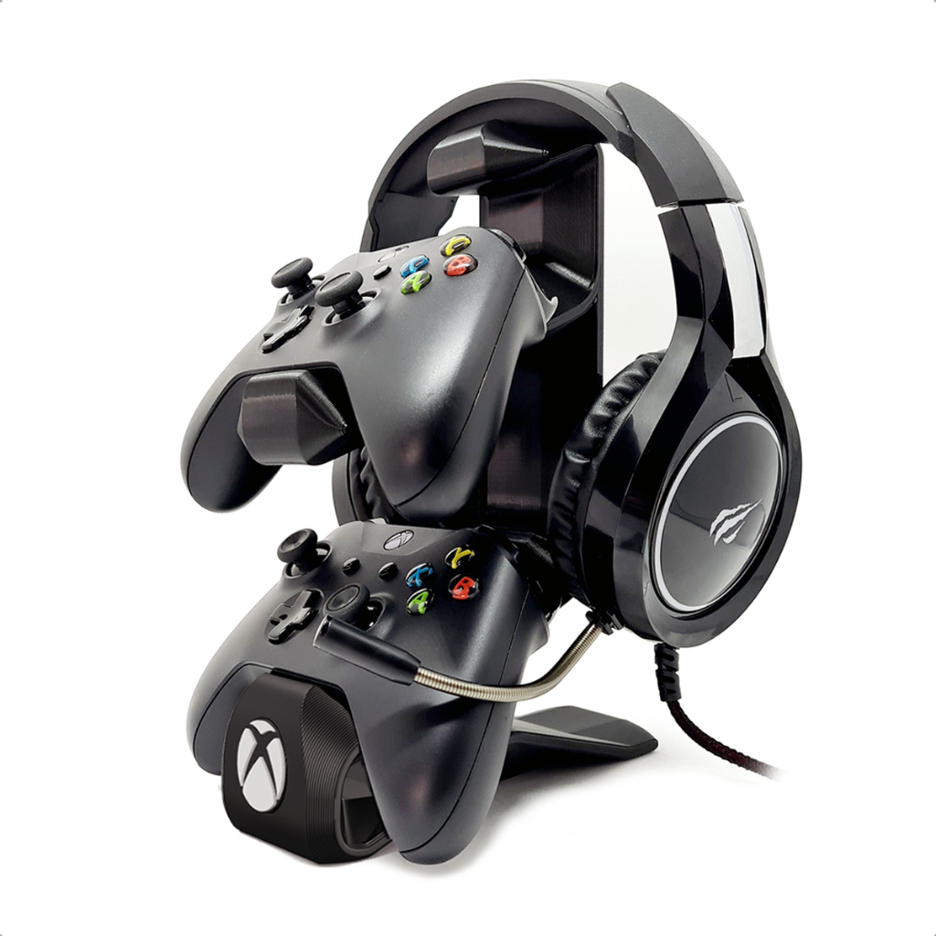 Suporte para 2 Controles Xbox One S X Series Fone Ouvido Headphone Headset Gamer Logo em Oferta na Shopee