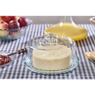 QUEIJEIRA DE VIDRO COM TAMPA 21 CM VITAZZA em Oferta na Shopee