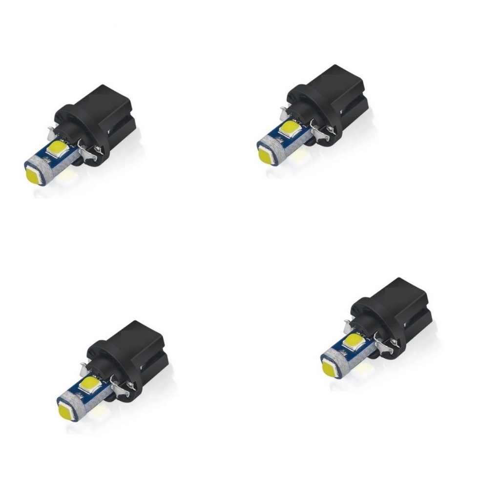 Kit Com 4 Lâmpada Led T5 Painel Corsa Astra Celta Ice Blue