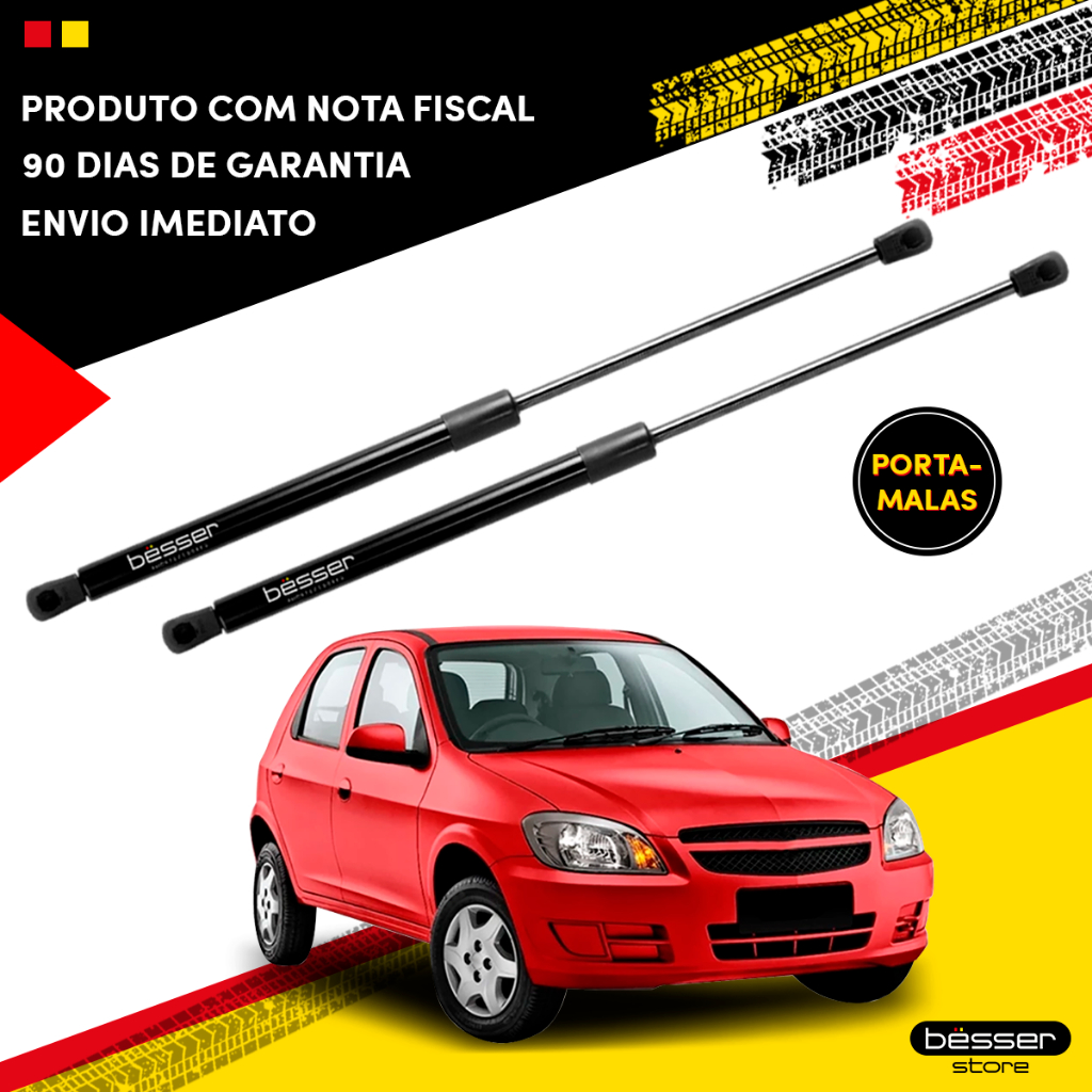 Par Amortecedor para Porta Malas Celta de 2001 até 2016 - Spare Parts and Accessories for Vehicles