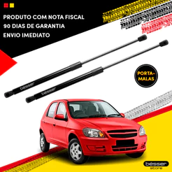 Par Pistão a Gás Tampa Porta Malas Celta Amortecedor Tampa Traseira Chevrolet Celta 2001 à 2016