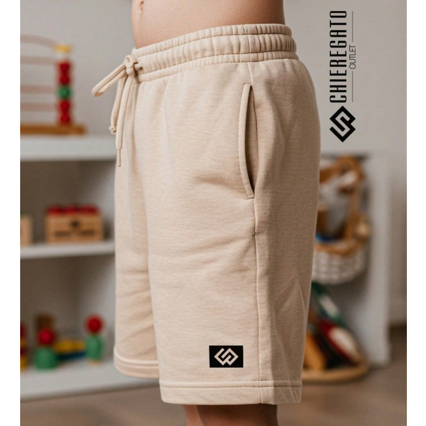 Bermuda Moletom Moletinho Short Infantil Juvenil Para Criança Menino Estampado Original Com Cordão em Oferta na Shopee