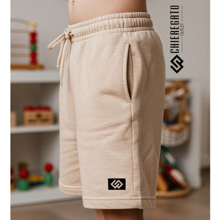 Bermuda Moletom Moletinho Short Infantil Juvenil Para Criança Menino Estampado Original Com Cordão