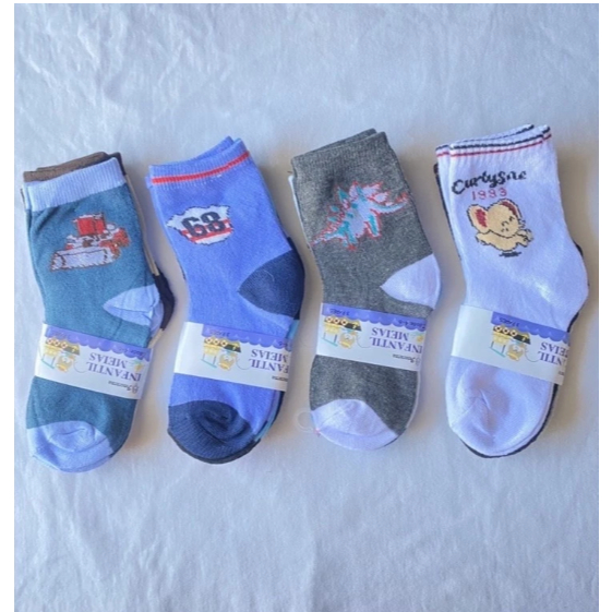 Kit 12,6,3 Pares Meias Infantil Masculino — imagem 2 de 2