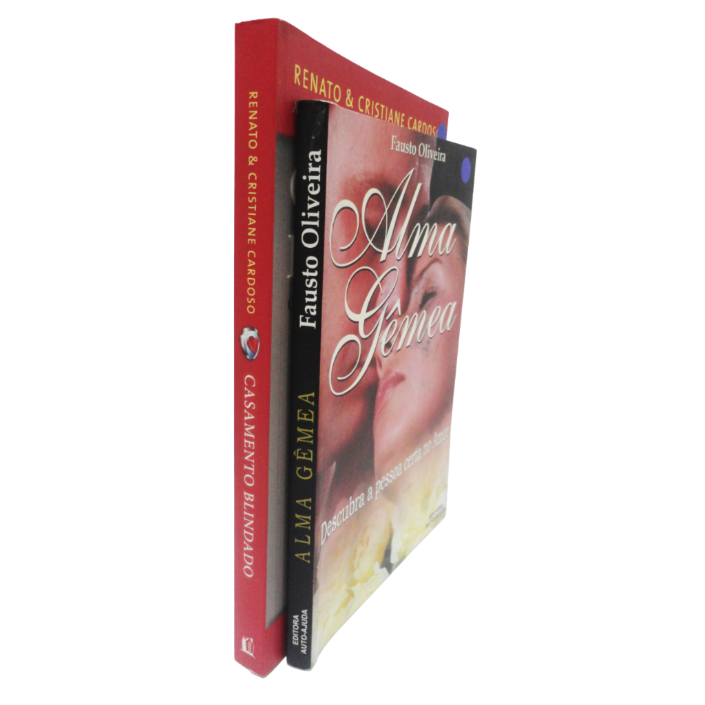 2 Livros Casamento Blindado Renato & Cristiane Cardoso + Alma Gêmea Fausto Oliveira