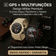 Smartwatch PEJE GPS Esportivo Masculino e Feminino Resistente à Água com Monitor Cardíaco G01C notificação strava