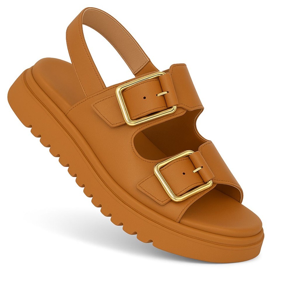 Sandália Modare Feminina Papete Fivela Ultraconforto Original 7200 Caramelo em Oferta na Shopee