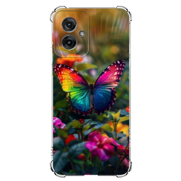 Capa Motorola G06, G56 , G86 Capa Tpu Desenhos BORBOLETAS