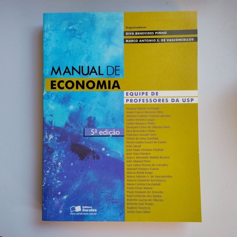 Livro Manual de Economia/ Diva Benevides