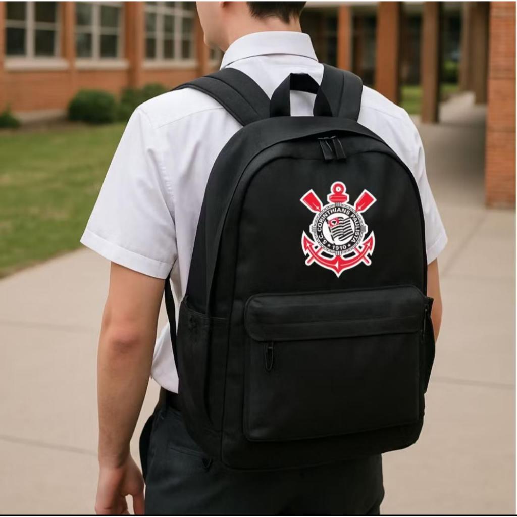 Mochila de Costa escolar Unissex Espaçosa de Times Lançamentos sk 01