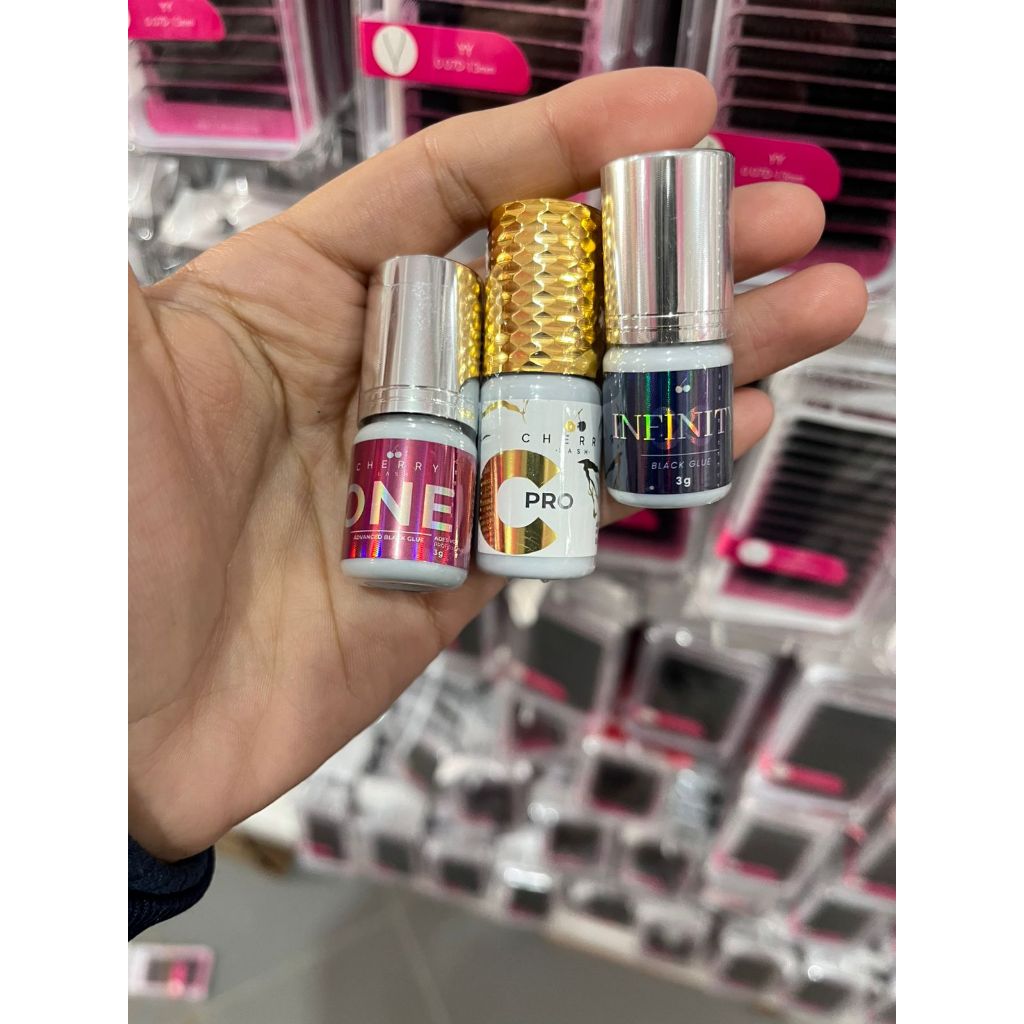 COLA CHERRY ONE e INFINITY para extensão de cílios - ENVIO IMEDIATO