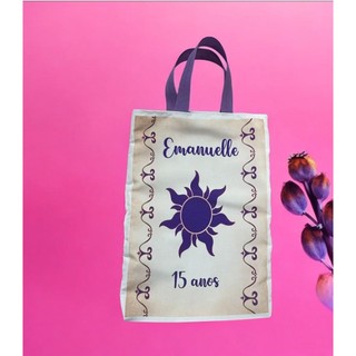 Ecobag 20x30 arte frente 15 ANOS.