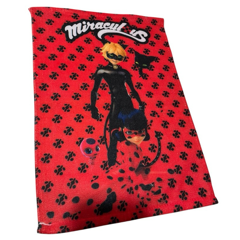 Toalinha rosto ladybug miraculos