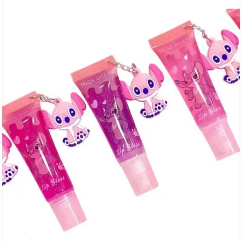 Lip Gloss Stitch + Chaveiro Pingente