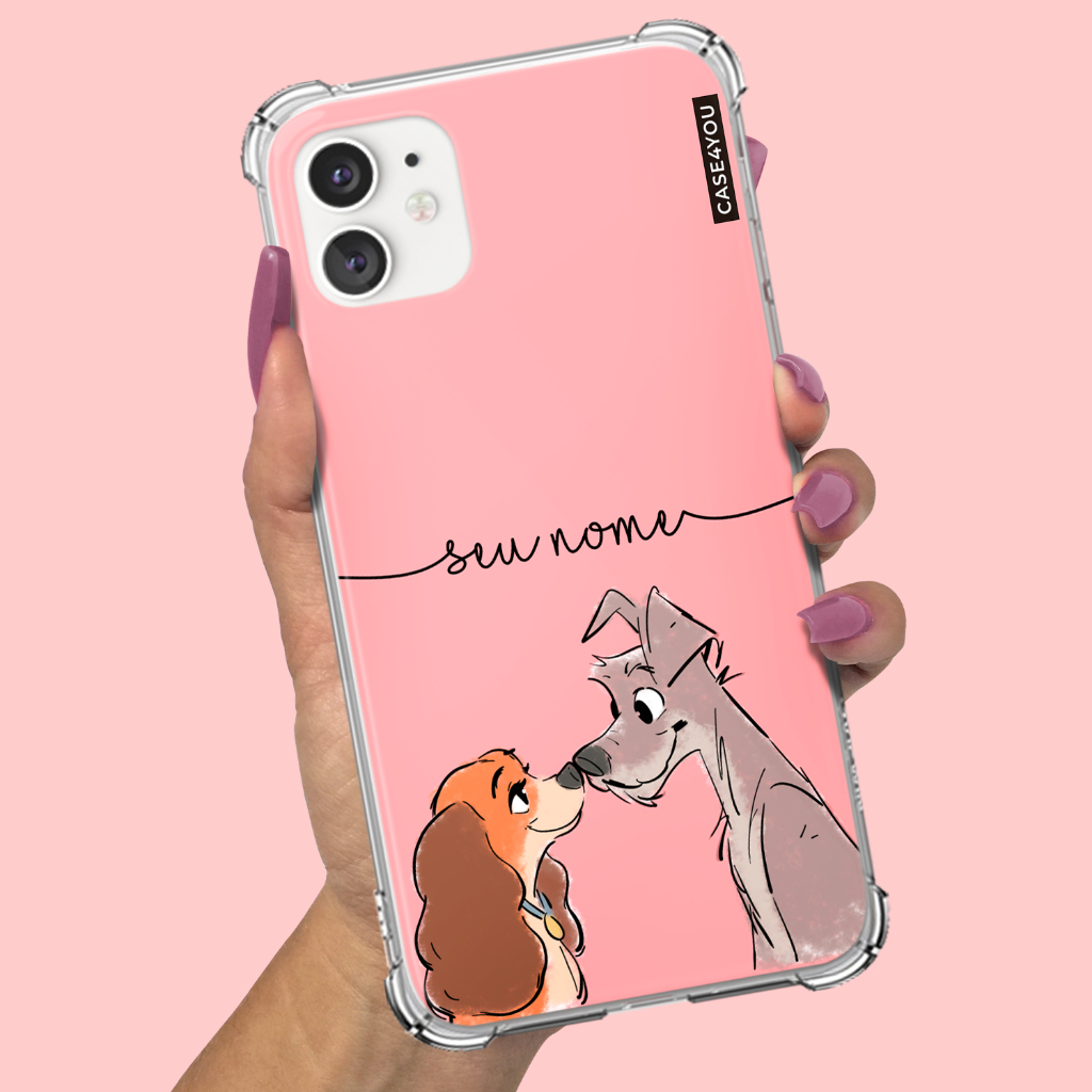 Capa Capinha para Samsung Galaxy A01 A02 A03 A03s A03 Core A04 A04s A04e A05 A05s A06 A07 Personalizada Dama e Vagabundo