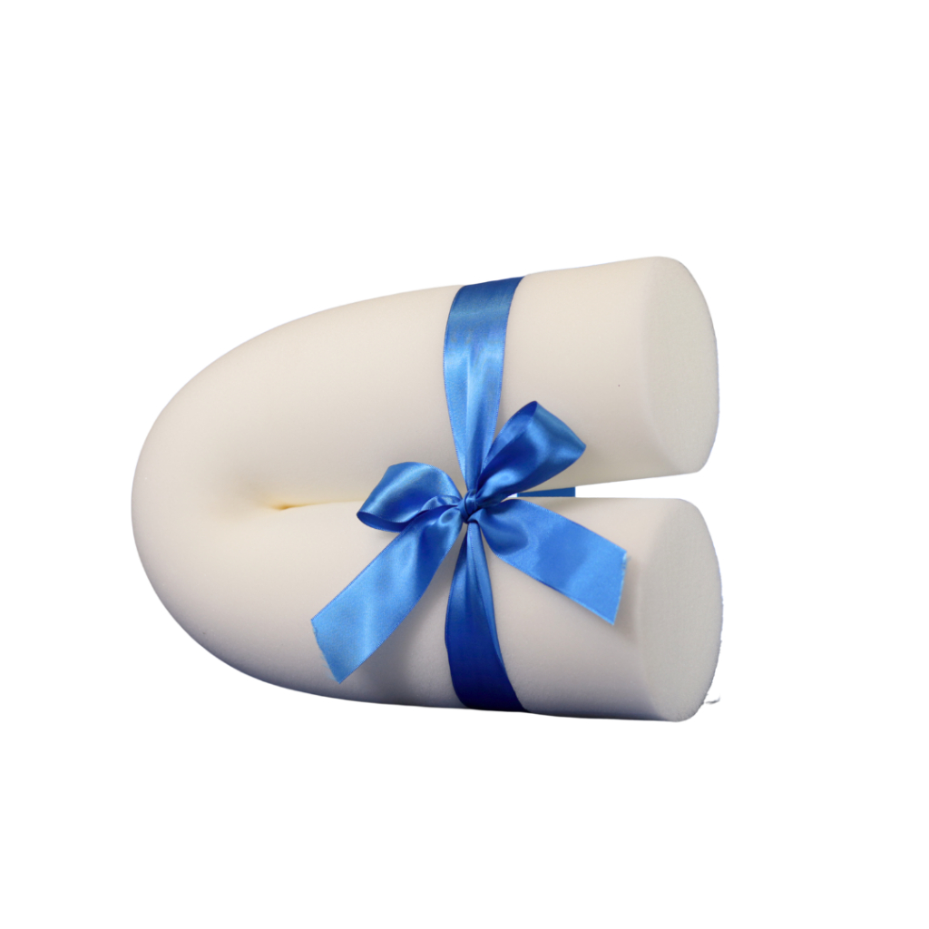 Rolo de Espuma FORTE Encosto Pós-cirúrgico Academia Protetor Berço- D28- 45cm