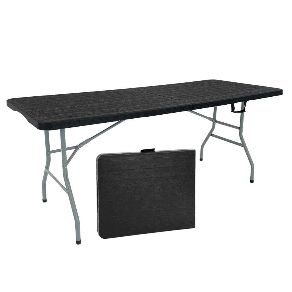 Mesa Dobrável Portátil 1,80 x 90cm Vira Maleta Com Alça Resistente - Home & Living
