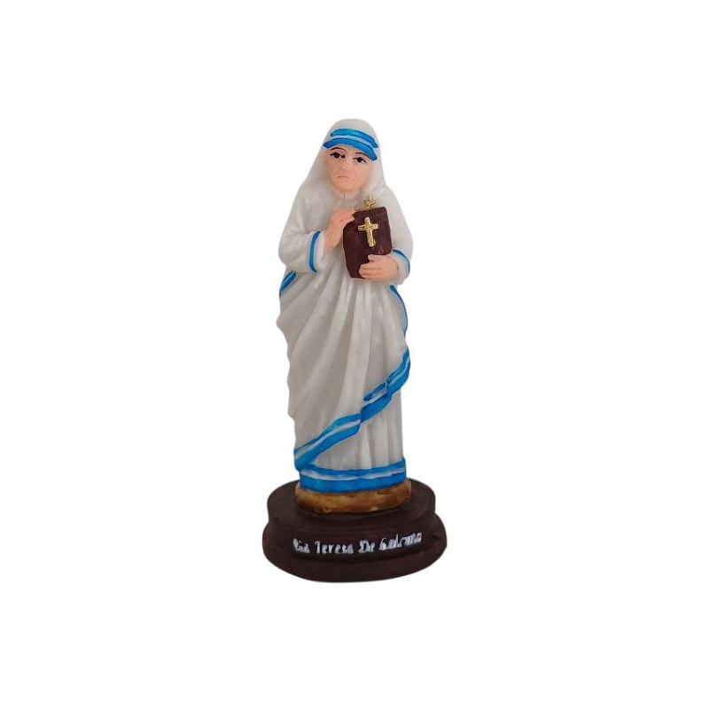 Imagem da Santa Madre Teresa de Calcutá 12cm Resina