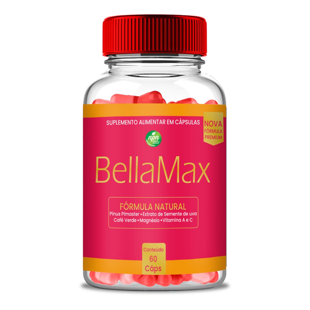 Bella Max 60 Cápsulas Original Npn Envio Mais Rápido Loja Oficial