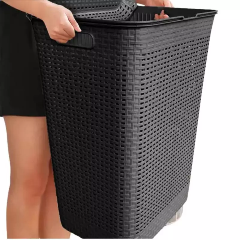 Cesto de Roupa Suja Grande 72L — foto 7