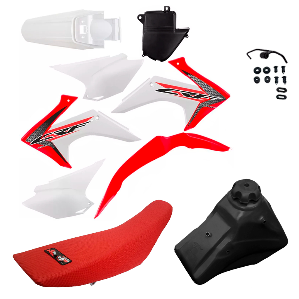 Kit Plástico Roupa Crf 230 Adaptável Bros Xr200 Tornado Xtz Xl XLX em Oferta na Shopee
