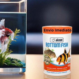 Ração Para Peixes De Fundo Invertebrados Alcon Bottom Fish 150g em Oferta na Shopee