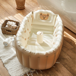 Banheira de Bebê Inflável Portátil Infantil Criança Dobrável (NÃO ACOMPANHA BOMBA/INFLADOR) em Oferta na Shopee