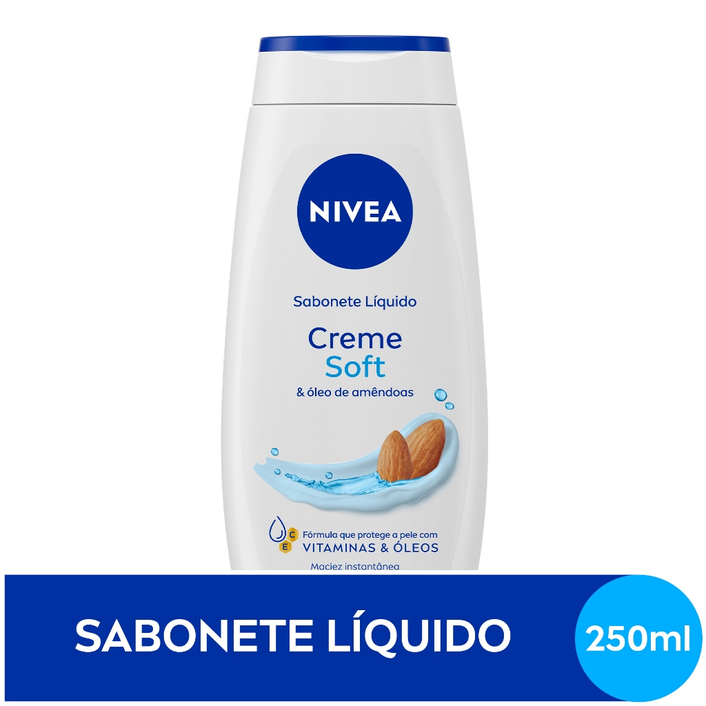 NIVEA Sabonete Líquido Creme Soft 250ml - Beauty