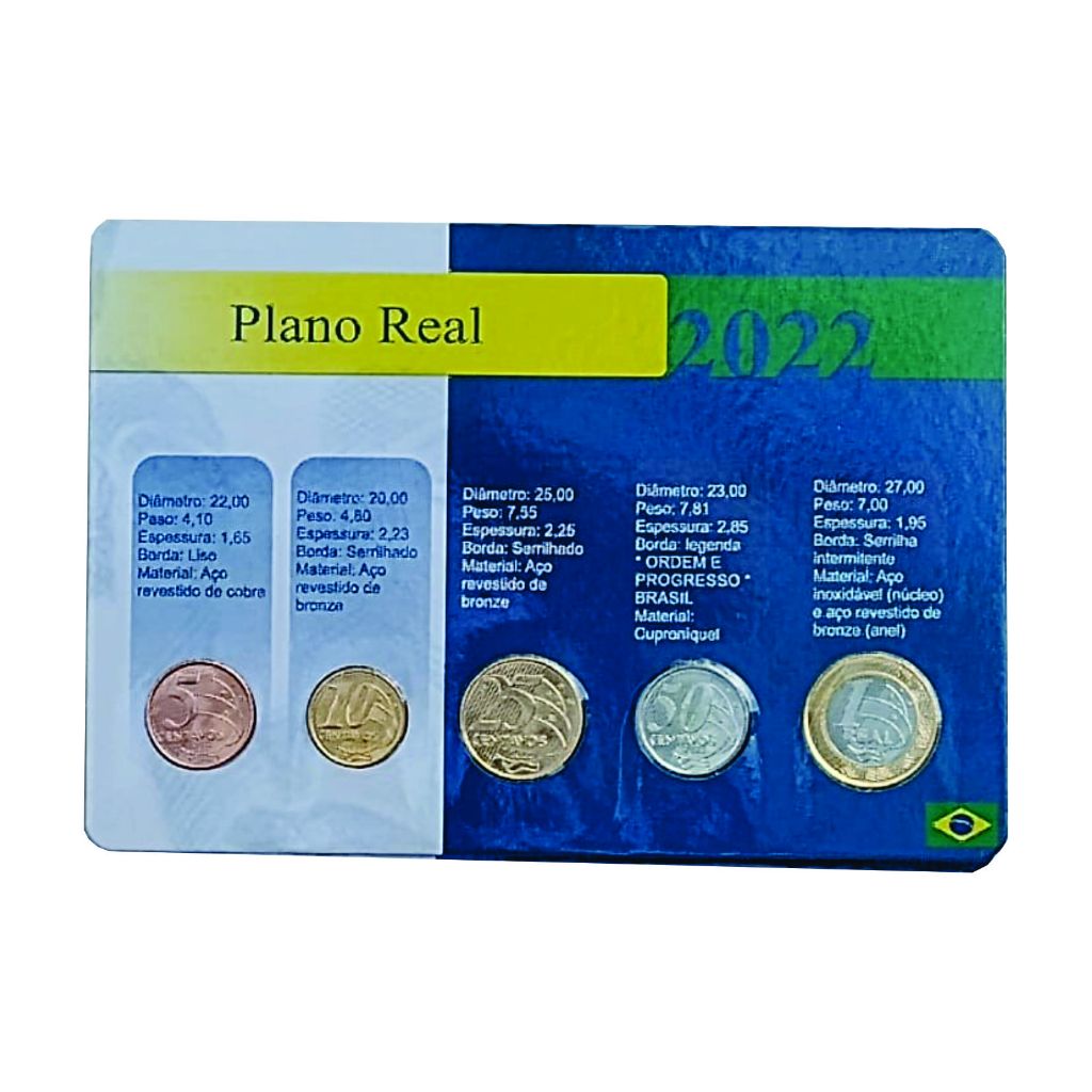 Blister Moeda Set Real 2022 Fc