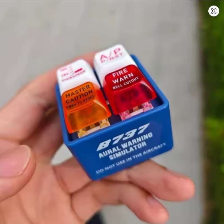 NOVO chaveiro com SONS REAIS de aviões BOEING/AIRBUS - PULLUP! TERRAIN! Entre outros