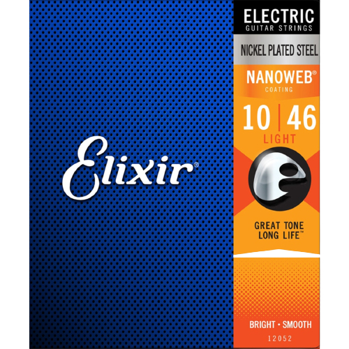 Encordoamento Para Guitarra 0,10 Light Elixir 12052 10-46