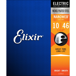 Encordoamento Para Guitarra 0,10 Light Elixir 12052 10-46 em Oferta na Shopee