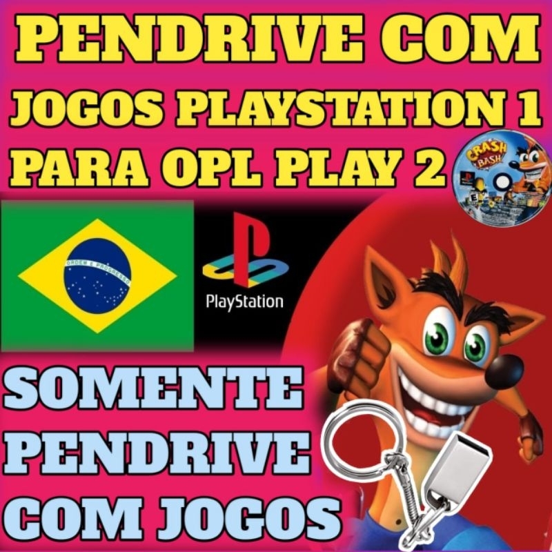 Acessório Opl com Games PS1 para PS2
