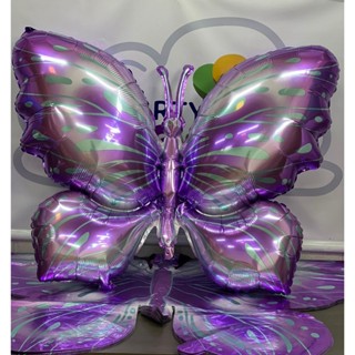 10 Balão Metalizado Borboleta Gigante 100x74cm decoração festa enfeite aniversario jardim em Oferta na Shopee