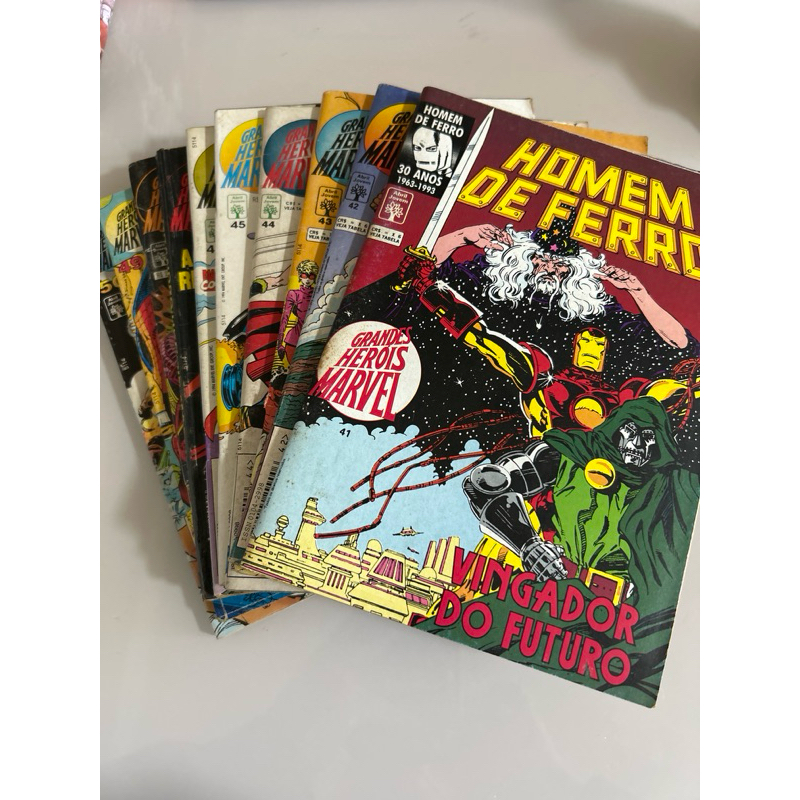 Grandes Heróis Marvel kit com 10 volumes (41 a 50)