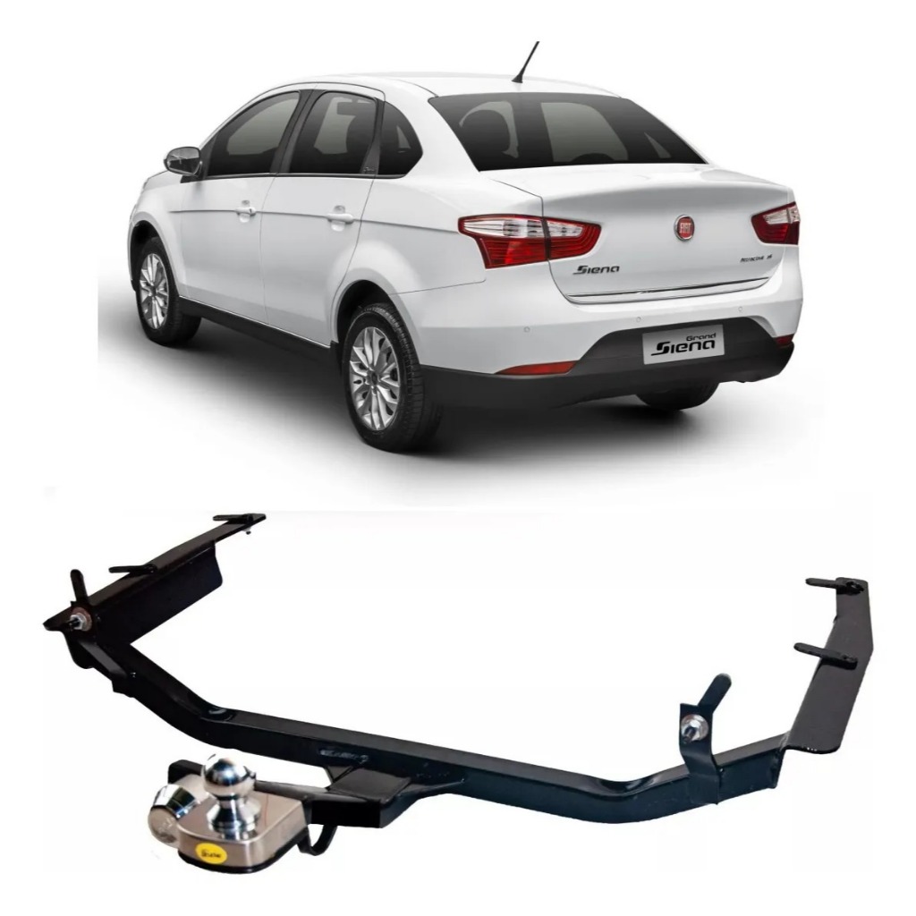 Engate Reboque Fixo Fiat Grand Siena 2012 até 2024 700kg em Oferta na Shopee