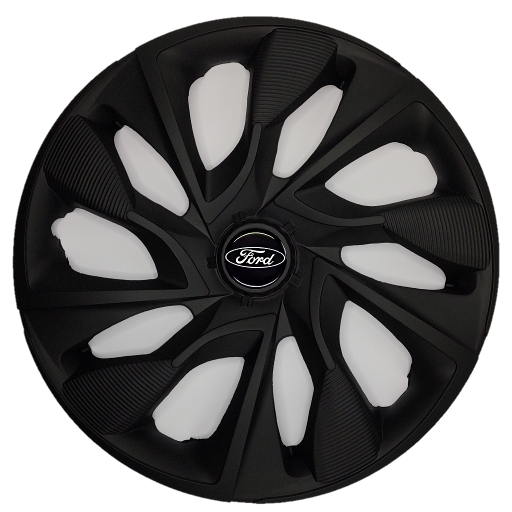 Jogo 4 Calotas Aro 14 DS4 Black Fosco Ford Black Ka Fiesta