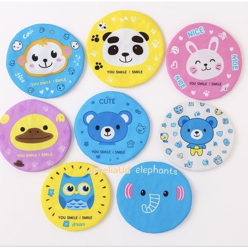 Toucas de Banho Impermeável  Kids Infantil Estampa Divertida Bichinhos