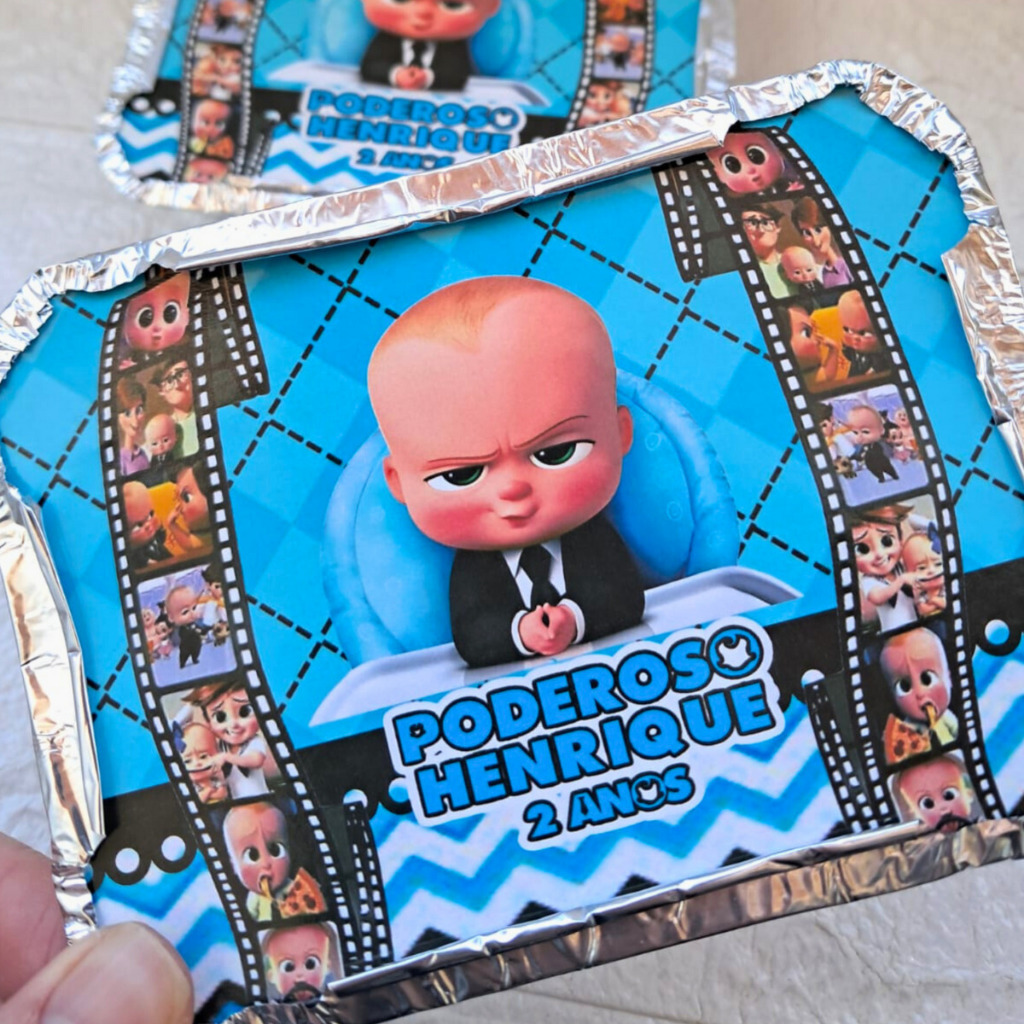 Marmitinha personalizada poderoso chefinho | Festa do poderoso chefinho | Lembrancinha de aniversario poderoso chefinho