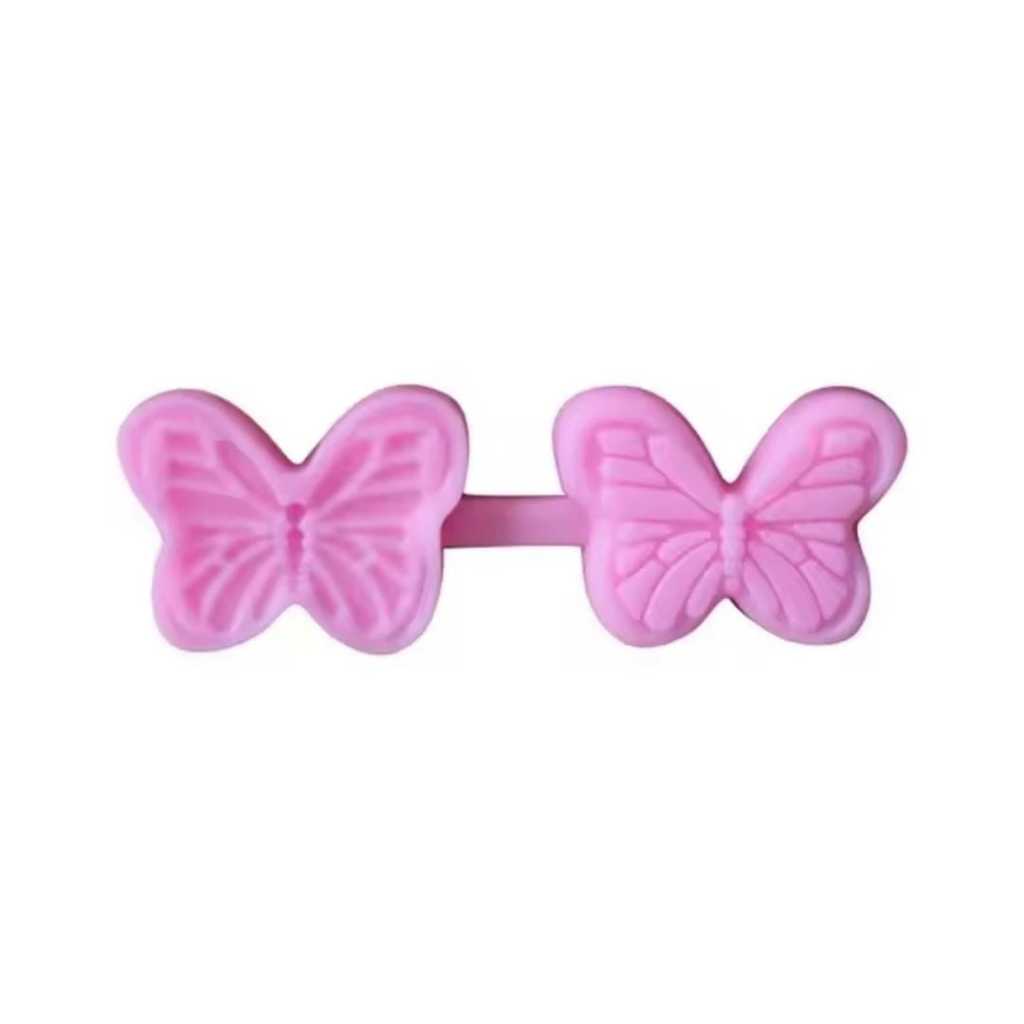 Molde de silicone Frisador de Borboleta para doces, argila, pasta americana, de leite