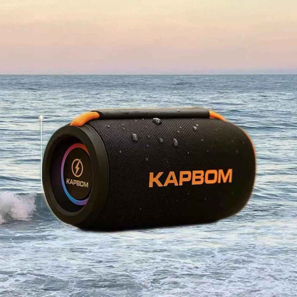 Caixa De Som Portátil Compacta Potente 30W À Prova D'Água IPX6 Led Original em Oferta na Shopee