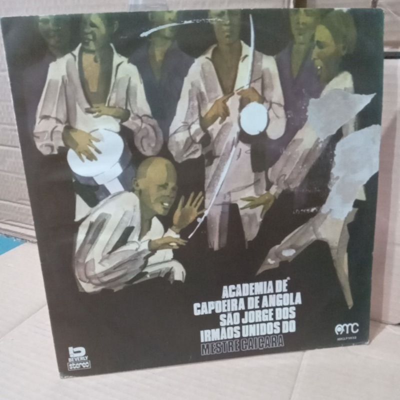 LP VINIL MESTRE CAIÇARA -ACADEMIA DE CAPOEIRA DE ANGOLA 1.973