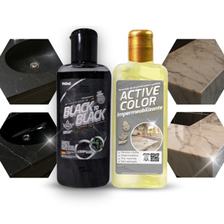 Intensificador Cor Mármore Granito Ativador Revitalizador Black To Black Active Collor 140mL em Oferta na Shopee