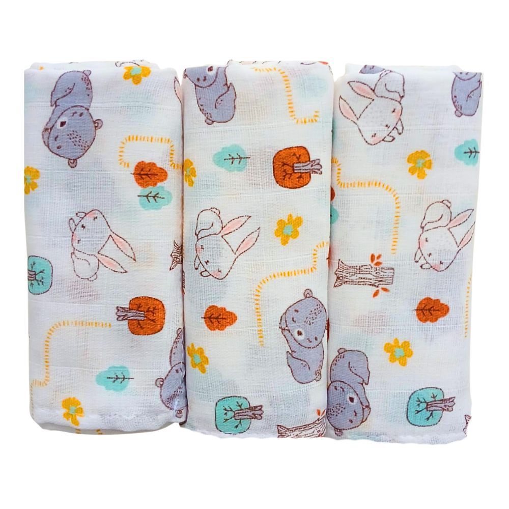 Kit 3 Fraldas de Pano Ombro Estampada c/ Bainha 100% Algodão Menino Menina Enxoval 100% algodão em Oferta na Shopee