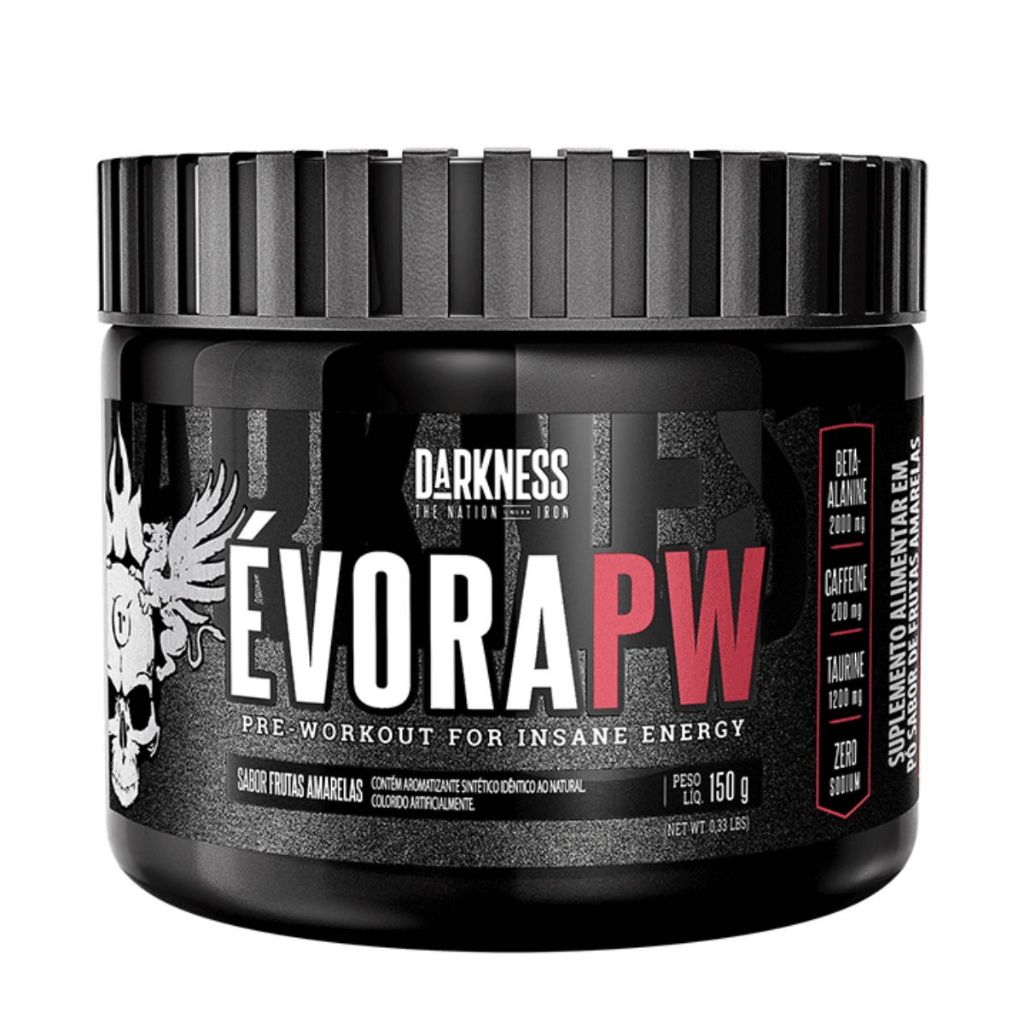 Pré Treino Évora PW Darkness Frutas Amarelas 150g Integralmédica