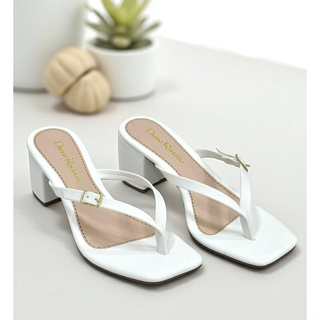 Sandália Feminina Tamanco Salto Bloco Sandalia Salto médio Tamanco Salto Grosso Ref 215 em Oferta na Shopee