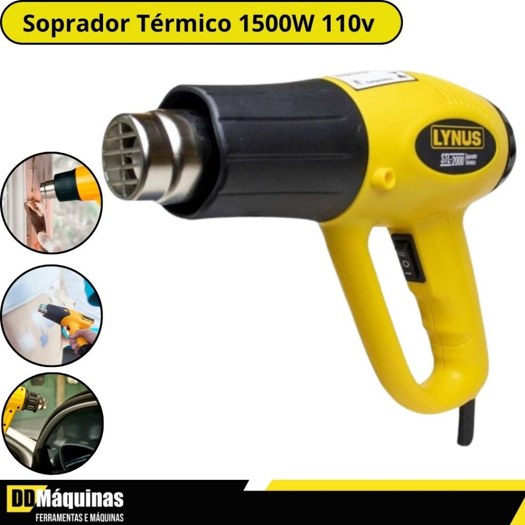 Soprador Térmico STL-2000 1500W 110 Volts - Lynus