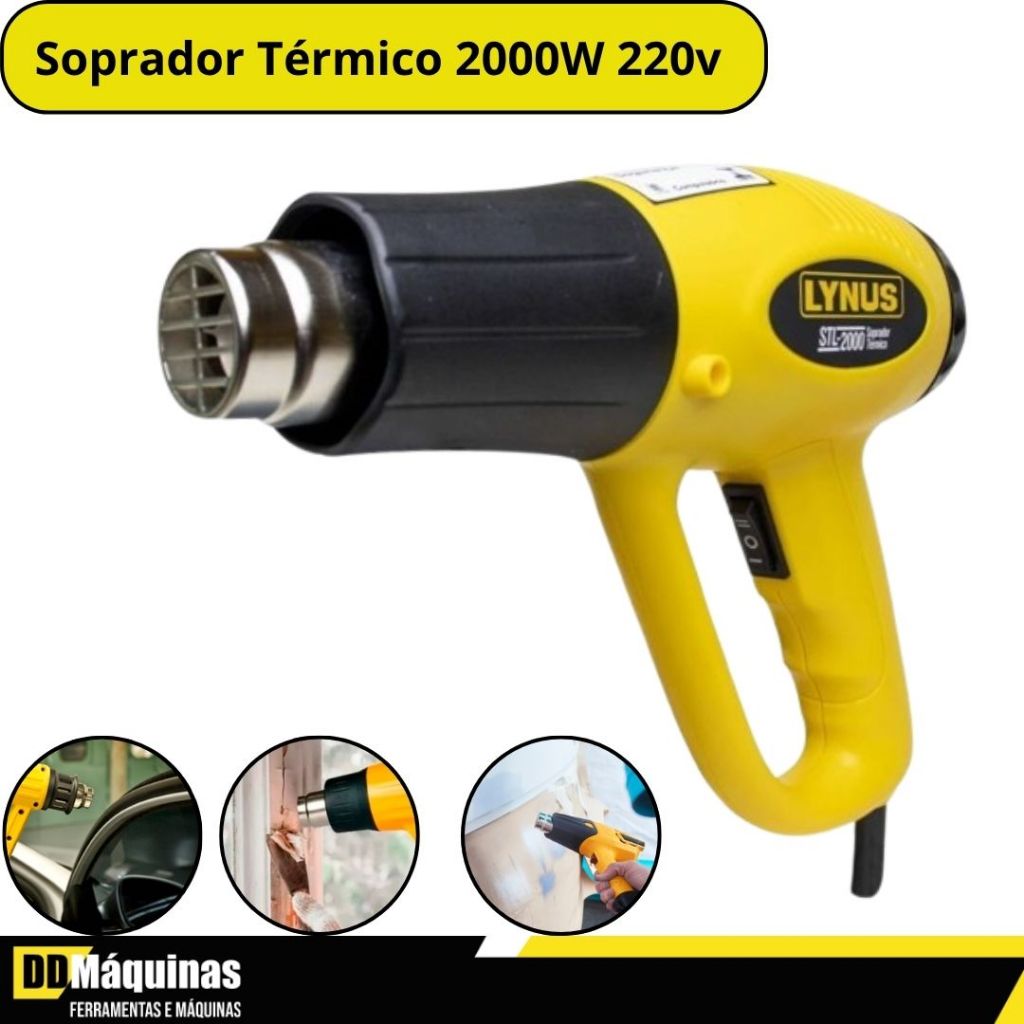 Soprador Térmico STL-2000 2000W 220 volts - Lynus - Home & Living